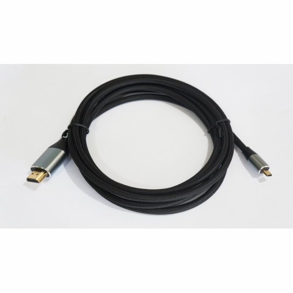 TB Micro HDMI - HDMI kabel, v 2,1 M/M