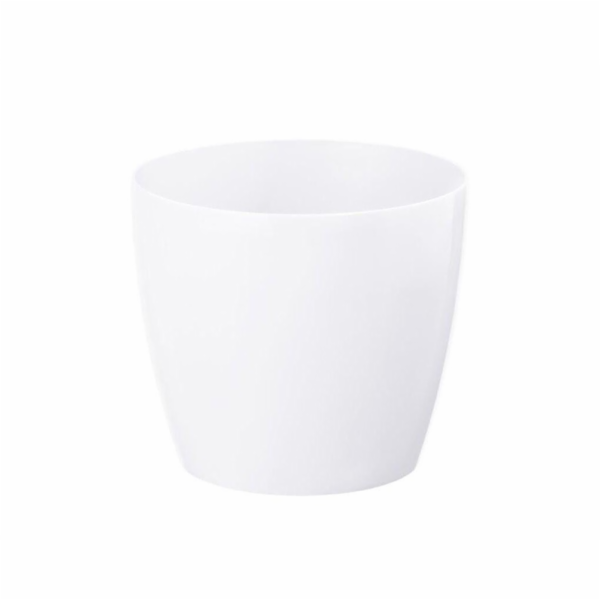 Květináč Lamela Magnolia 754-05, plastový, O 22 cm, bílý
