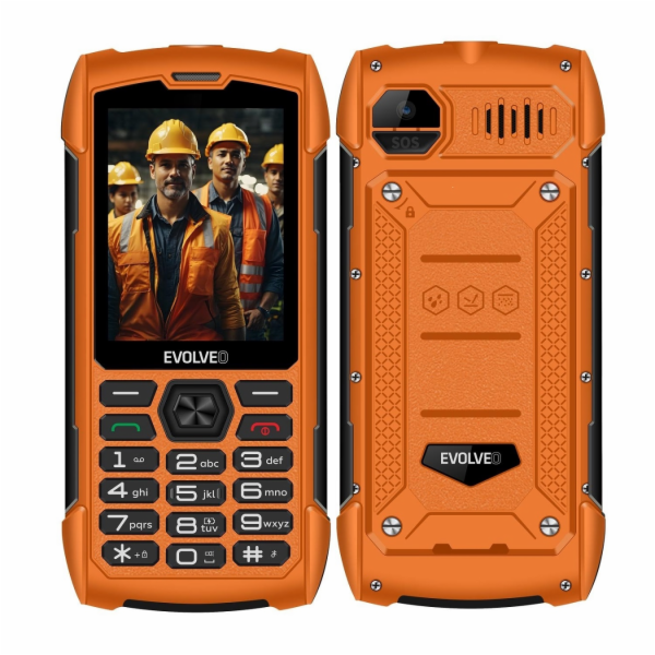 EVOLVEO StrongPhone H1, vodotěsný odolný Dual SIM telefon...