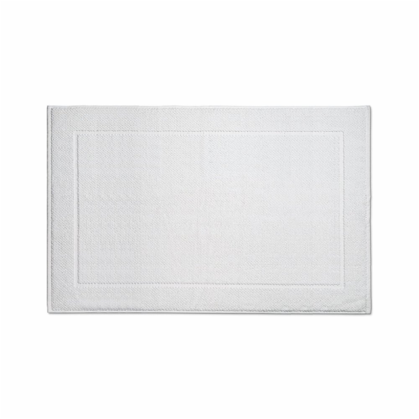 Koupelnová předložka LAVINIA 100% biobavlna bílá 60x100 c...