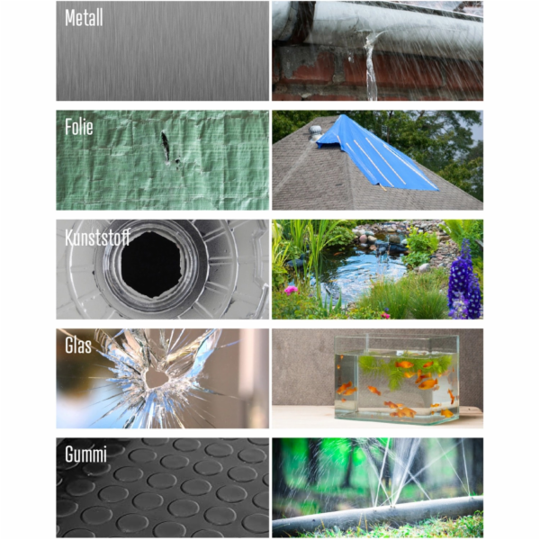 Planet Pool Heissner opravná samolepící černá páska easy ...