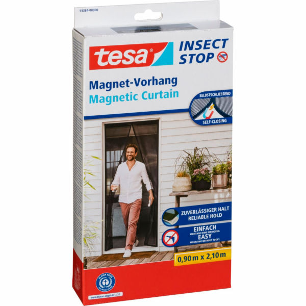 Tesa Magnetvorhang 2,1m x 0,9m selbstschließend 55384