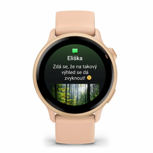 Garmin vívoactive® 6 Metallic Pink Dawn / řemínek Pink Dawn