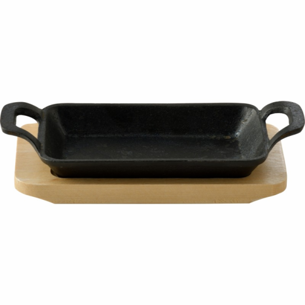 Pekáč litinový s podstavcem COOK & SHARE 17x10x2,5 cm čer...