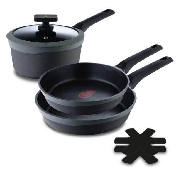 Sada nádobí s nepřilnavým povrchem 3 ks BGKIT-0107