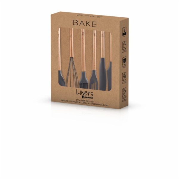 Kuchyňské náčiní BAKEWARE LOVERS sada 6 ks BG-41391-CO