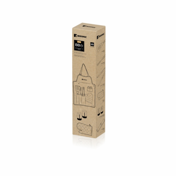 Zástěra grilovací s nářadím sada 7 ks BG-40230-MM