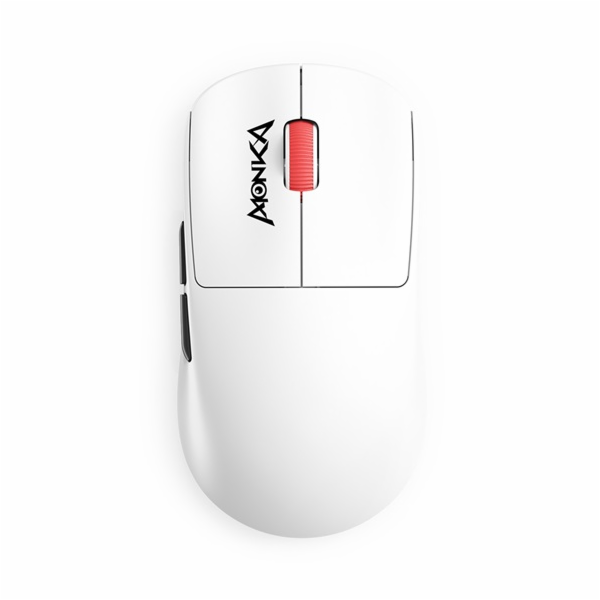 Marvo Myš MONKA PRIME, bílá, optická, 26000 DPI, třírežimová