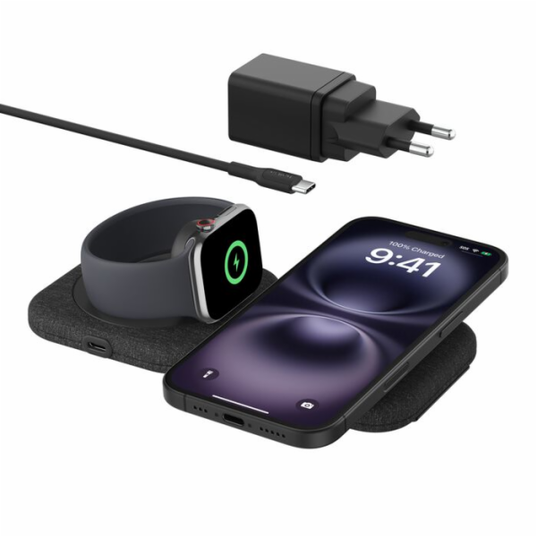 Belkin BOOST CHARGE™ PRO Qi2 2v1 Bezdrátová skládací cest...