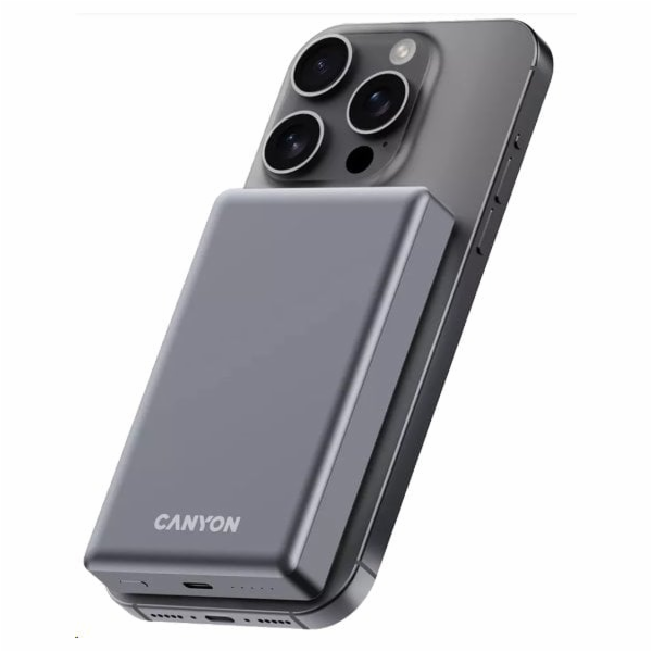 CANYON Power Bank PB-510, 10000 mAh, Magsafe wireless, 20...