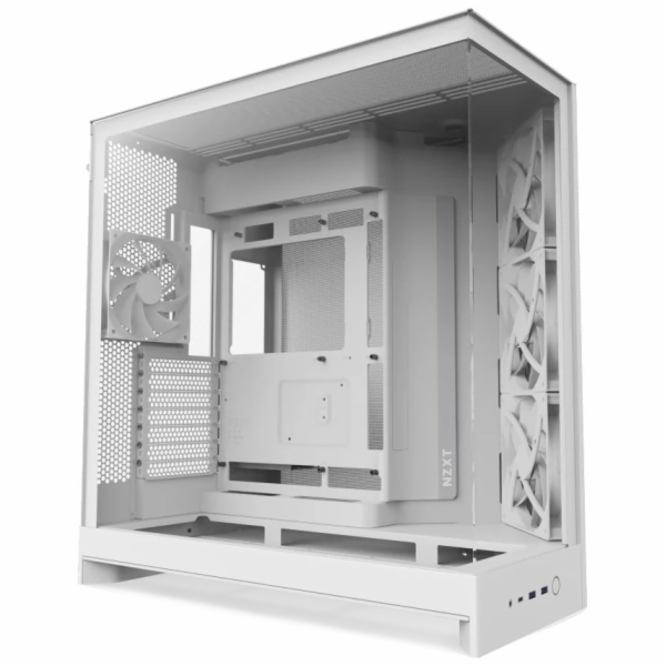NZXT skříň H9 Flow dvoukomorová ATX / 3x140mm fan / 1x120...