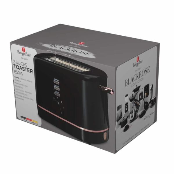 Topinkovač nerez 850W Black Rose Collection BH-9569