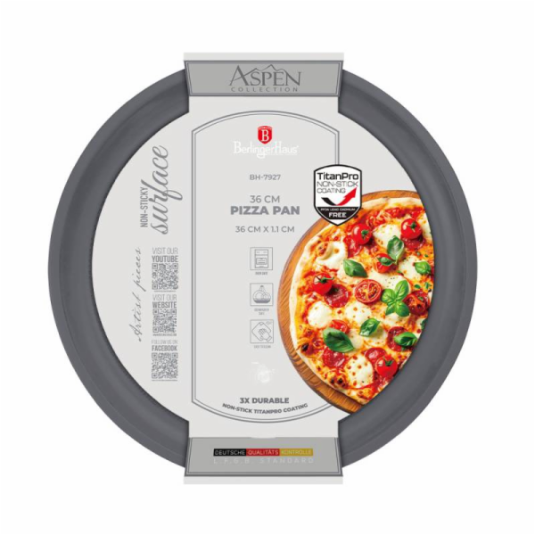 Pánev na pizzu s titanovým povrchem 36 cm Aspen Collectio...