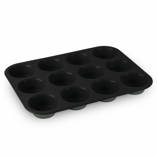 Forma na muffiny s nepřilnavým povrchem 12 ks Matte Green...