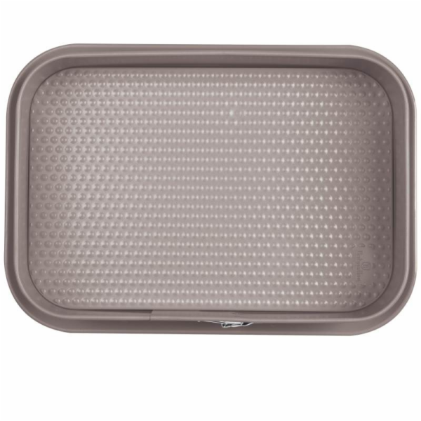 Forma na dort hranatá s titanovým povrchem 39x27 cm Taupe...