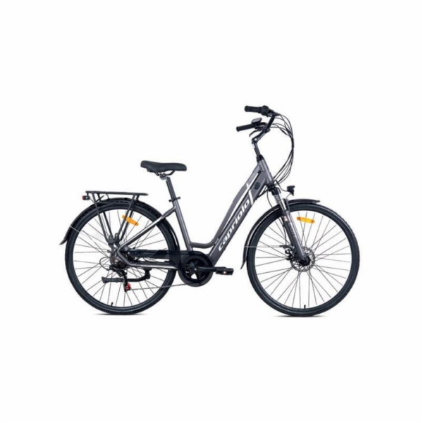 Elektrokolo Capriolo E-City Lady 28 E-BIKE šedo olivová