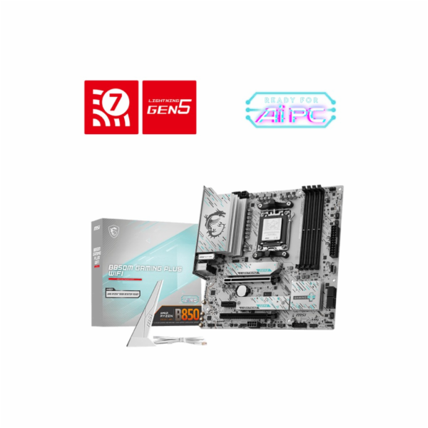 MSI B850M GAMING PLUS WIFI AMD B850 Zásuvka AM5 Micro ATX