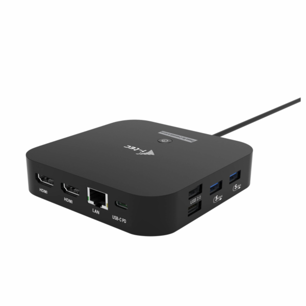 i-tec USB-C Dual HDMI Docking Station, Power Delivery 100W