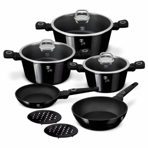Sada nádobí s titanovým povrchem 10 ks Black Vantage Coll...