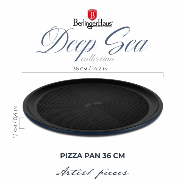 Pánev na pizzu s titanovým povrchem 36 cm Dep Sea Collect...