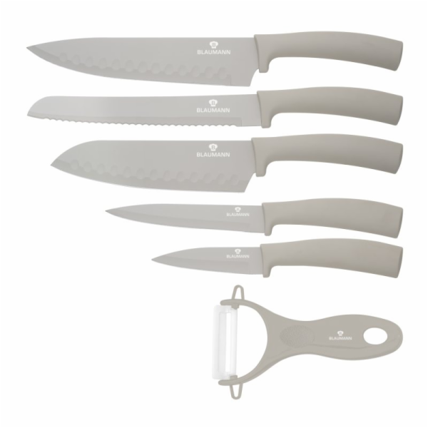 Sada nožů 6 ks krémová BL-5137