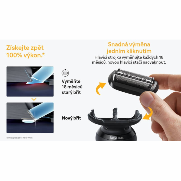 Náhradní hlavice elektrického holicího strojku BRAUN Seri...