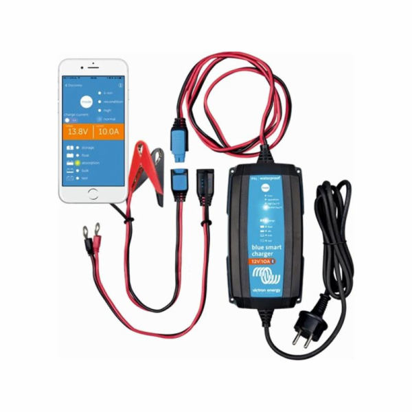 Chytrá nabíječka baterií BlueSmart 12V/25A IP65+DC konektor