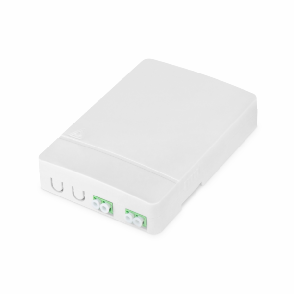 Digitus FTTH Gehäuse mit 2x LC/APC DX Kupplung (weiß)