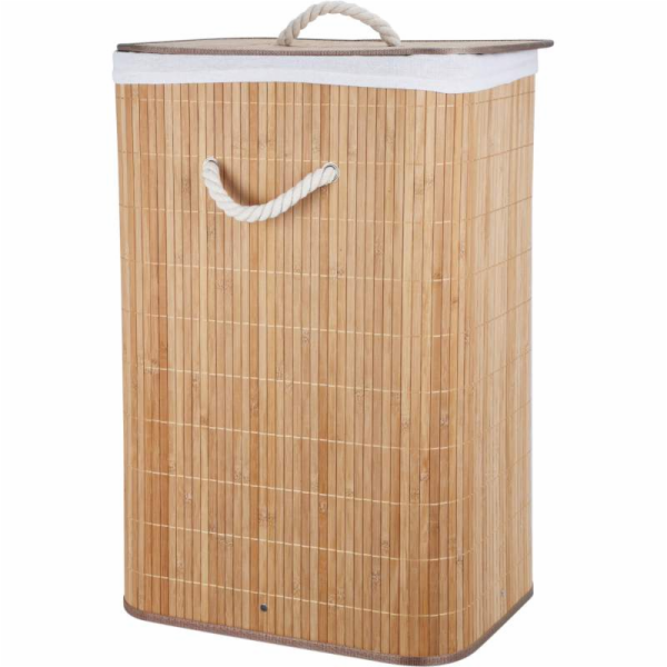 Koš na prádlo bambus 40x30x60 cm přírodní KO-KR9000010