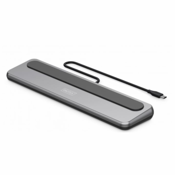 Digitus 12-Port USB-C 8K Docking Station (grau/schwarz, U...