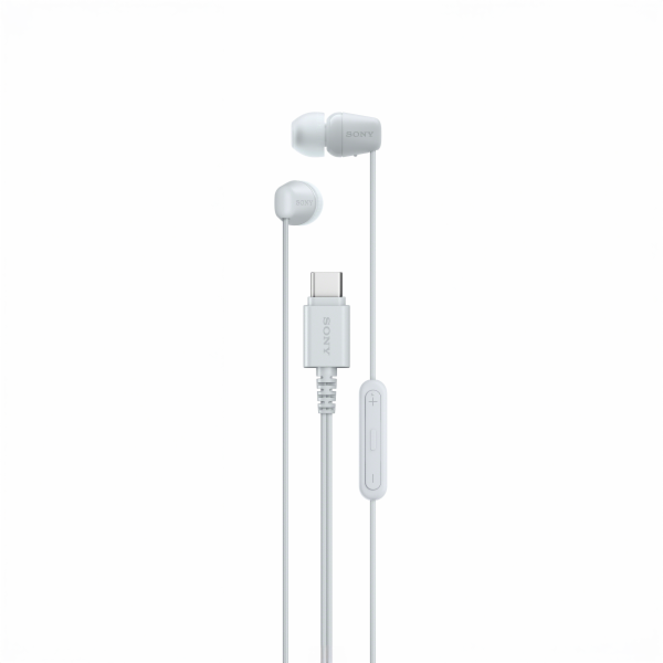 SONY IER-EX15C - Sluchátka do uší - bílá, USB-C