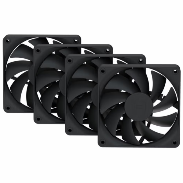 HYTE FA12 (schwarz, 4er Pack, 120 mm)