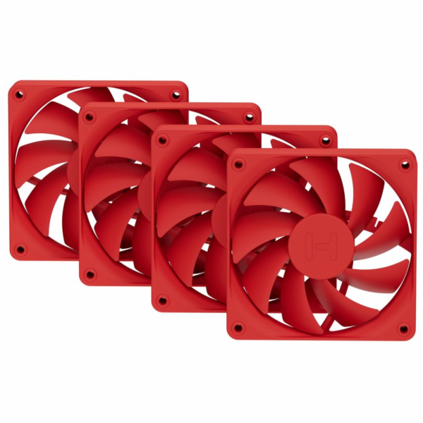 HYTE FA12 (rot, 4er Pack, 120 mm)