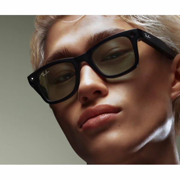 Meta Ray-Ban Wayfarer, AI brýle, Matte Black, Polarized G...