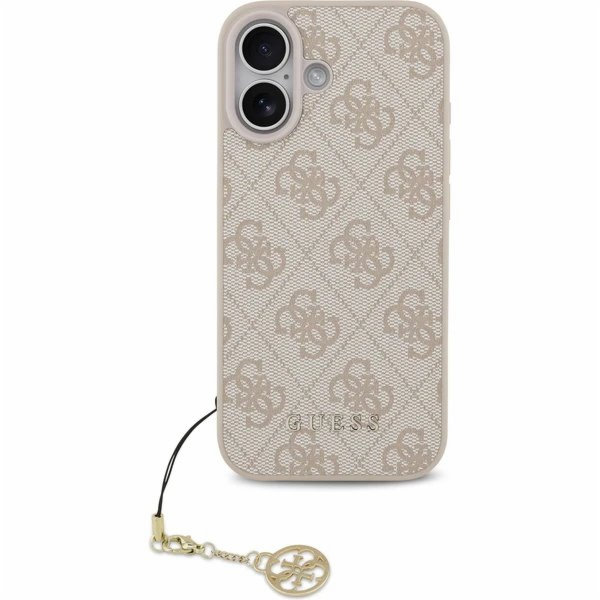 Guess Kryt 4G Charms Collection MagSafe pro iPhone 17 růžový