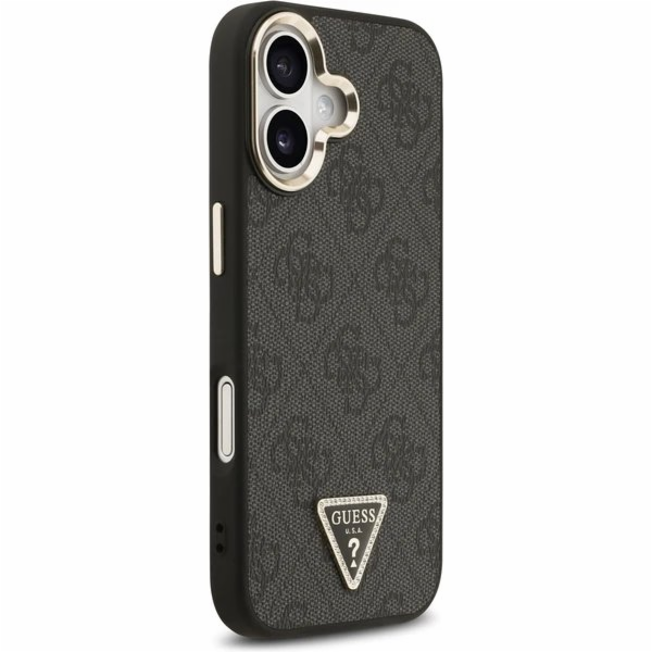 Guess PU Leather 4G Strass Triangle Logo Gold Frame MagSa...