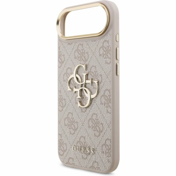 Guess PU Leather 4G Metal Logo Gold Frame kryt iPhone Air...