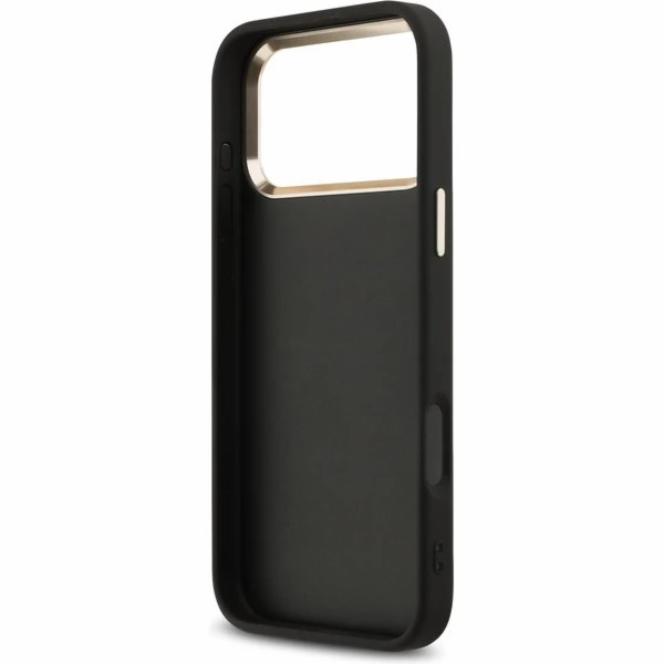 Guess PU Leather 4G Metal Logo Gold Frame kryt iPhone 17 ...