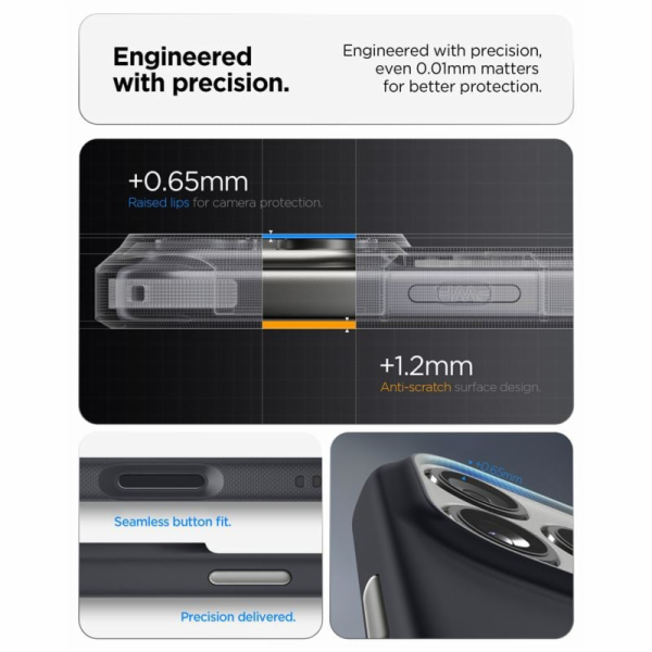 Spigen Nano Pop MagSafe, black sesame - iPhone 17 Pro Max