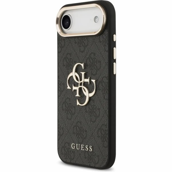 Guess PU Leather 4G Metal Logo Gold Frame kryt iPhone Air...