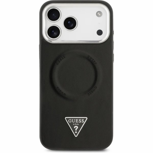 Guess PU Leather Triangle Logo MagSafe kryt iPhone 17 Pro...