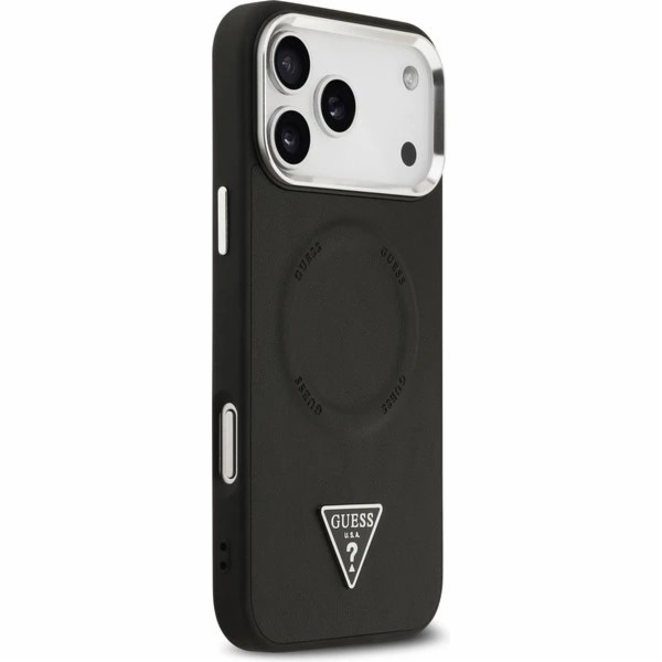 Guess PU Leather Triangle Logo MagSafe kryt iPhone 17 Pro...