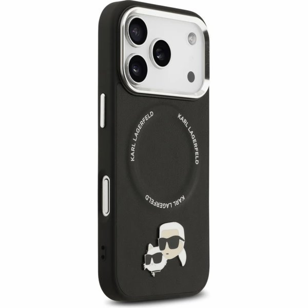 Karl Lagerfeld PU Karl and Choupette Heads Pins MagSafe k...