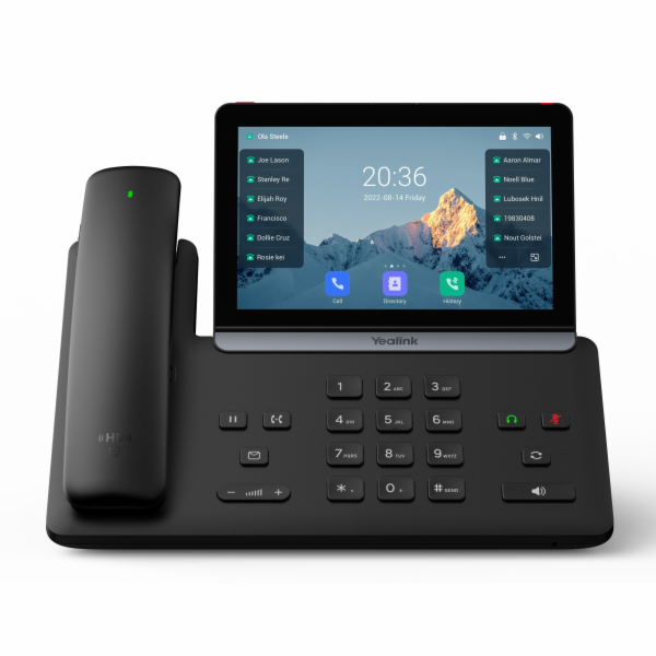 Yealink SIP-T88W Pro SIP telefon, PoE, 7"bar. LCD, GigE, ...