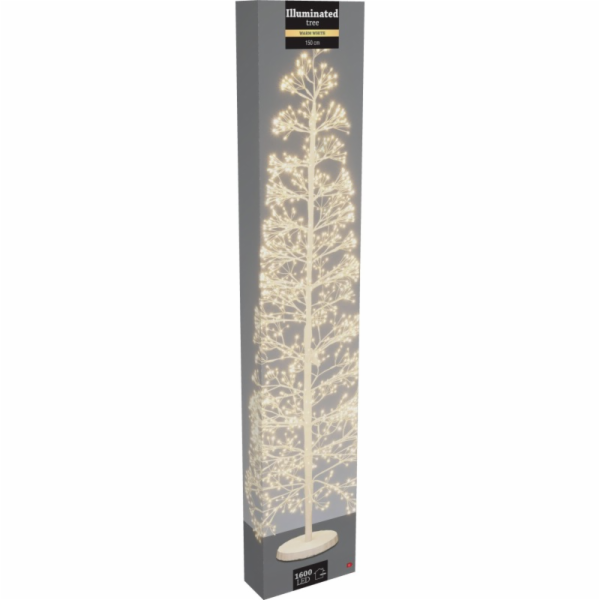 Dekorativní světelný stromek 1600 LED 150 cm KO-AX5330510