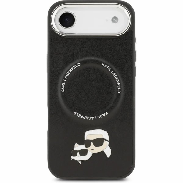 Karl Lagerfeld PU Karl and Choupette Heads Pins MagSafe k...