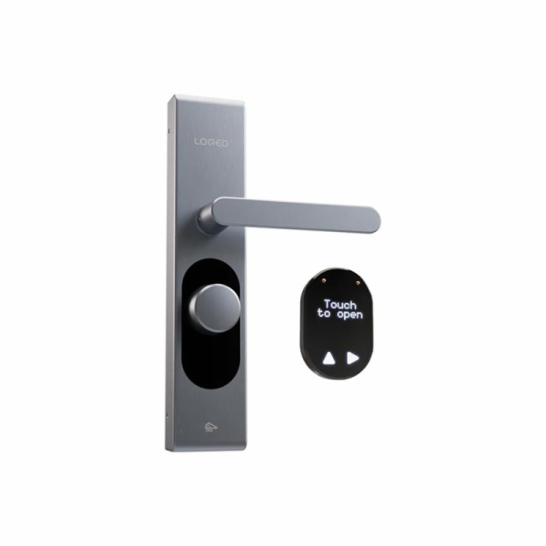 Chytrý zámek dveří LOQED (stříbrný) (WiFi / BT)