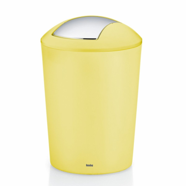 Odpadkový koš  Marta plast žlutý 1,7l KL-24573