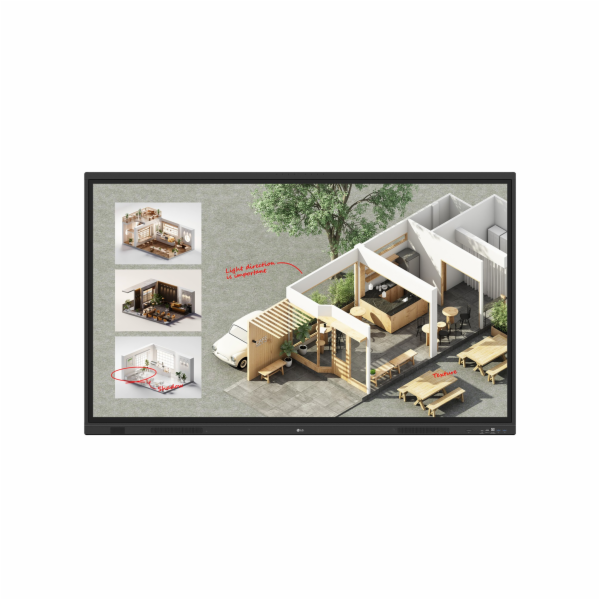 LG CreateBoard Standard Interaktivní tabule 165,1 cm (65"...