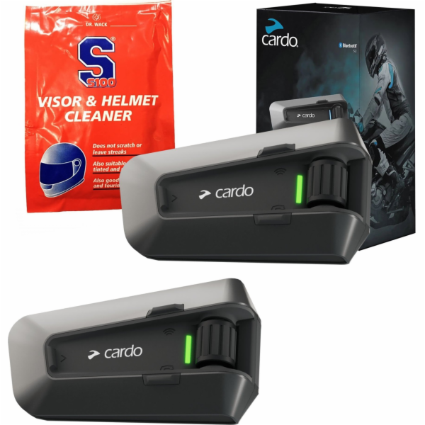 Cardo PT200101 interkom pro motorky 2 kanály/kanálů 1600 ...